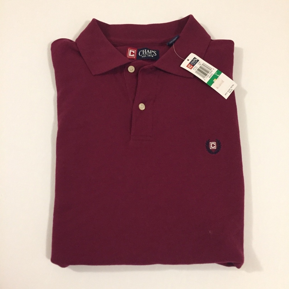 NWT Short sleeve Men’s Chaps polo shirt